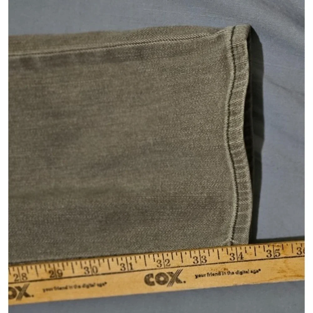 Rag and Bone Jeans Mens 34x34 Gray Iron‎ Denim Fit 2 Slim Leg Button Fly Pants